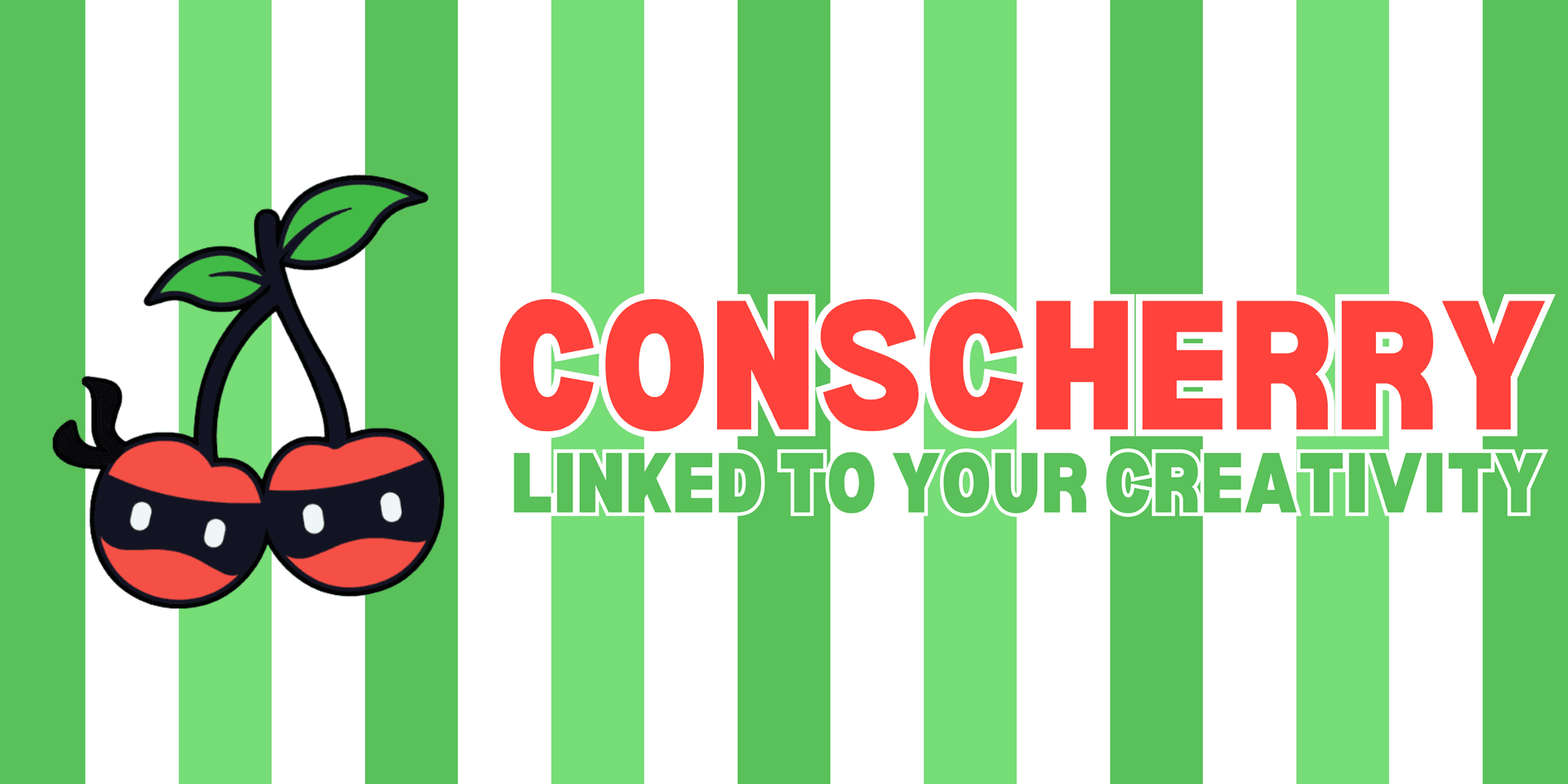 Conscherry banner green
